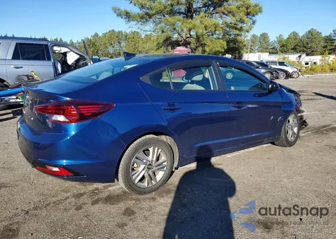 2019 Hyundai Elantra Sel из США, поврежденный, VIN 5NPD84LF3KH431004